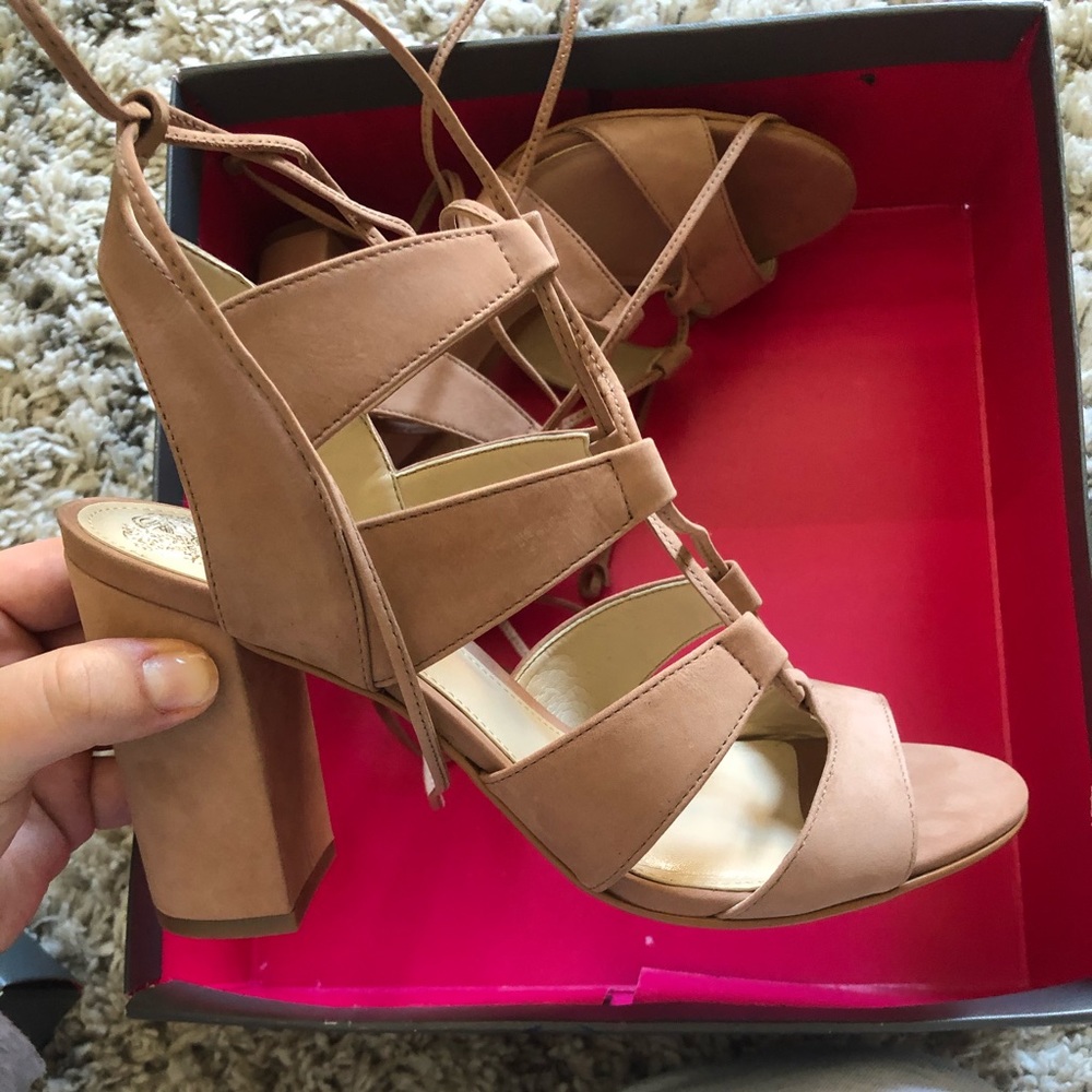 Lace up heels
